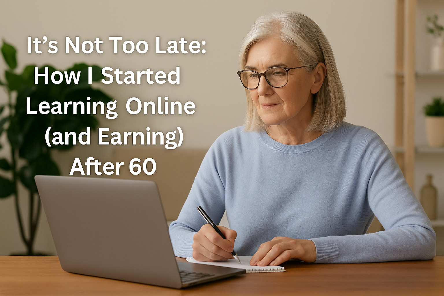 Learning Online Later in Life